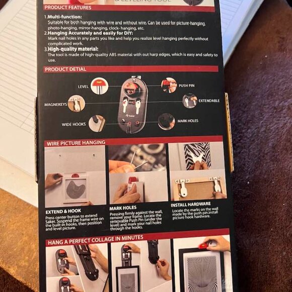 Saker Picture Hanging Tool - Picture 2 of 2